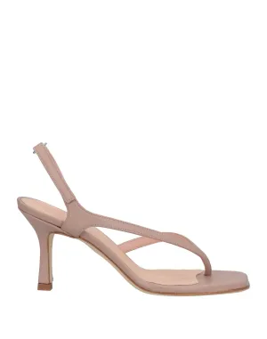 LUCA VALENTINI Leather Thong sandals (17560434MN) Woman