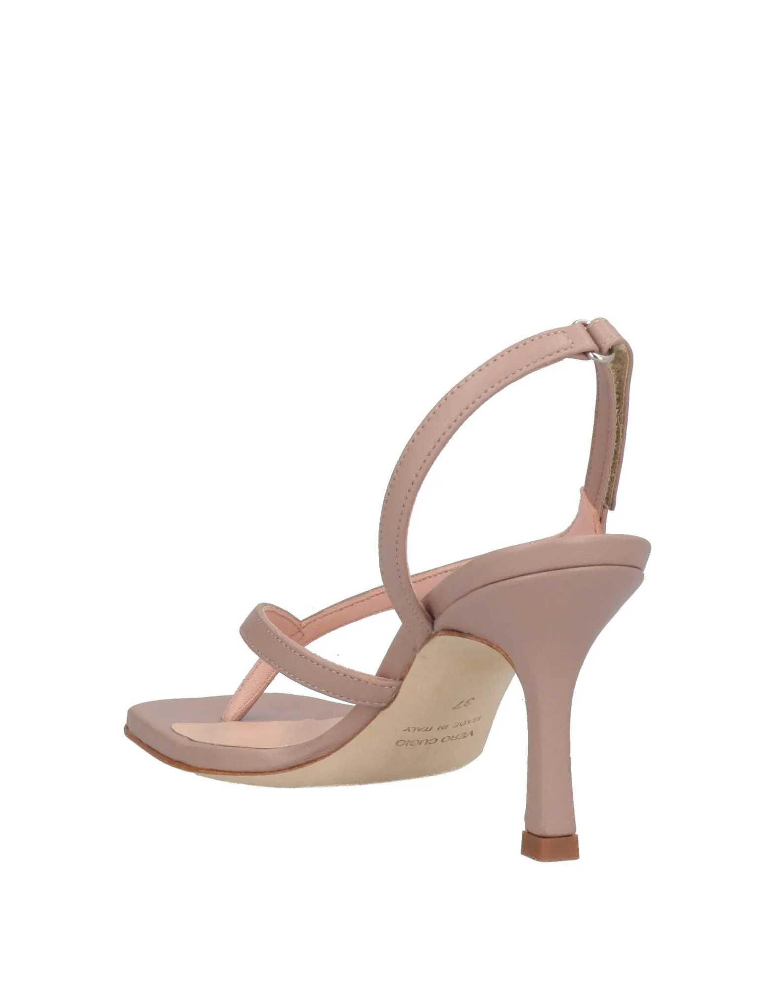 LUCA VALENTINI Leather Thong sandals (17560434MN) Woman