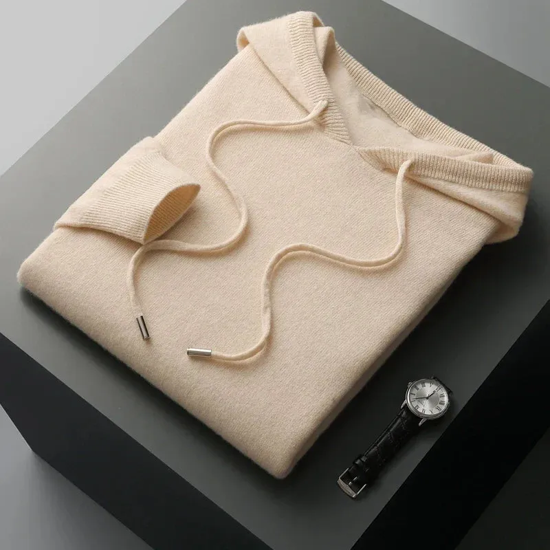 Luxury Knit Hoodie | Wool Blend | Soft & Minimalist