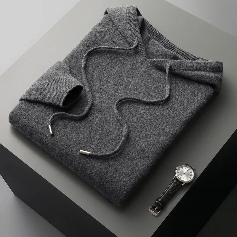 Luxury Knit Hoodie | Wool Blend | Soft & Minimalist