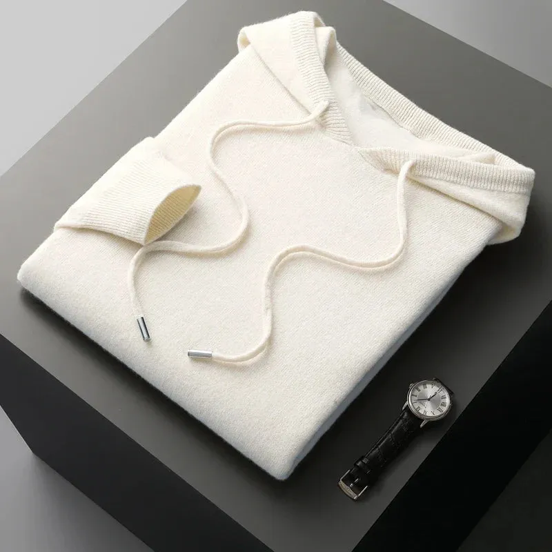 Luxury Knit Hoodie | Wool Blend | Soft & Minimalist