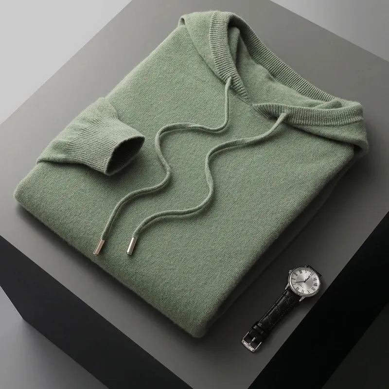 Luxury Knit Hoodie | Wool Blend | Soft & Minimalist