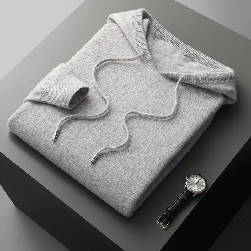 Luxury Knit Hoodie | Wool Blend | Soft & Minimalist