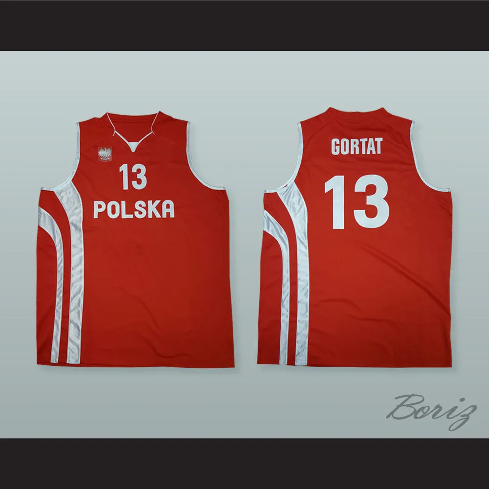 Marcin Gortat 13 Poland Basketball Jersey with Patch