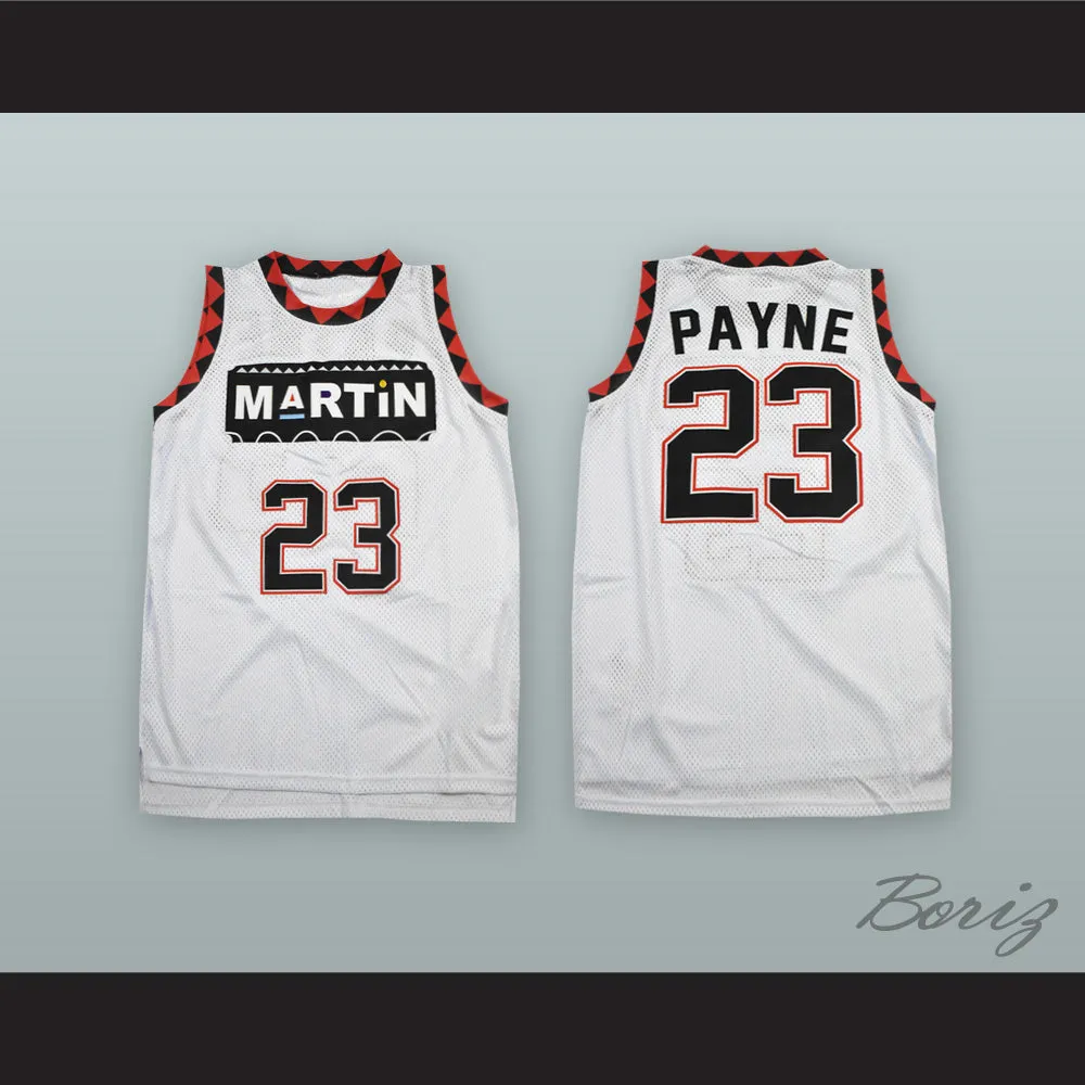 Martin Payne 23 White Basketball Jersey