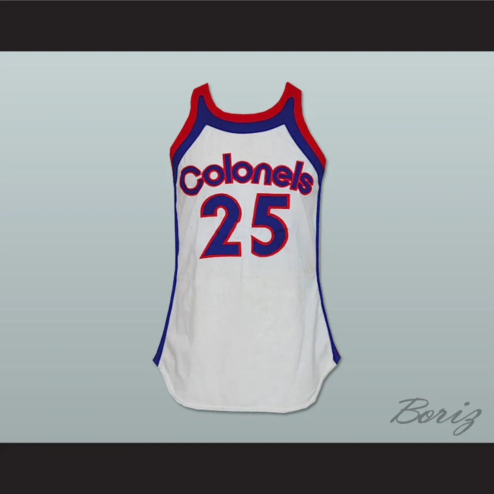 Mast 25 Kentucky Colonels White Basketball Jersey