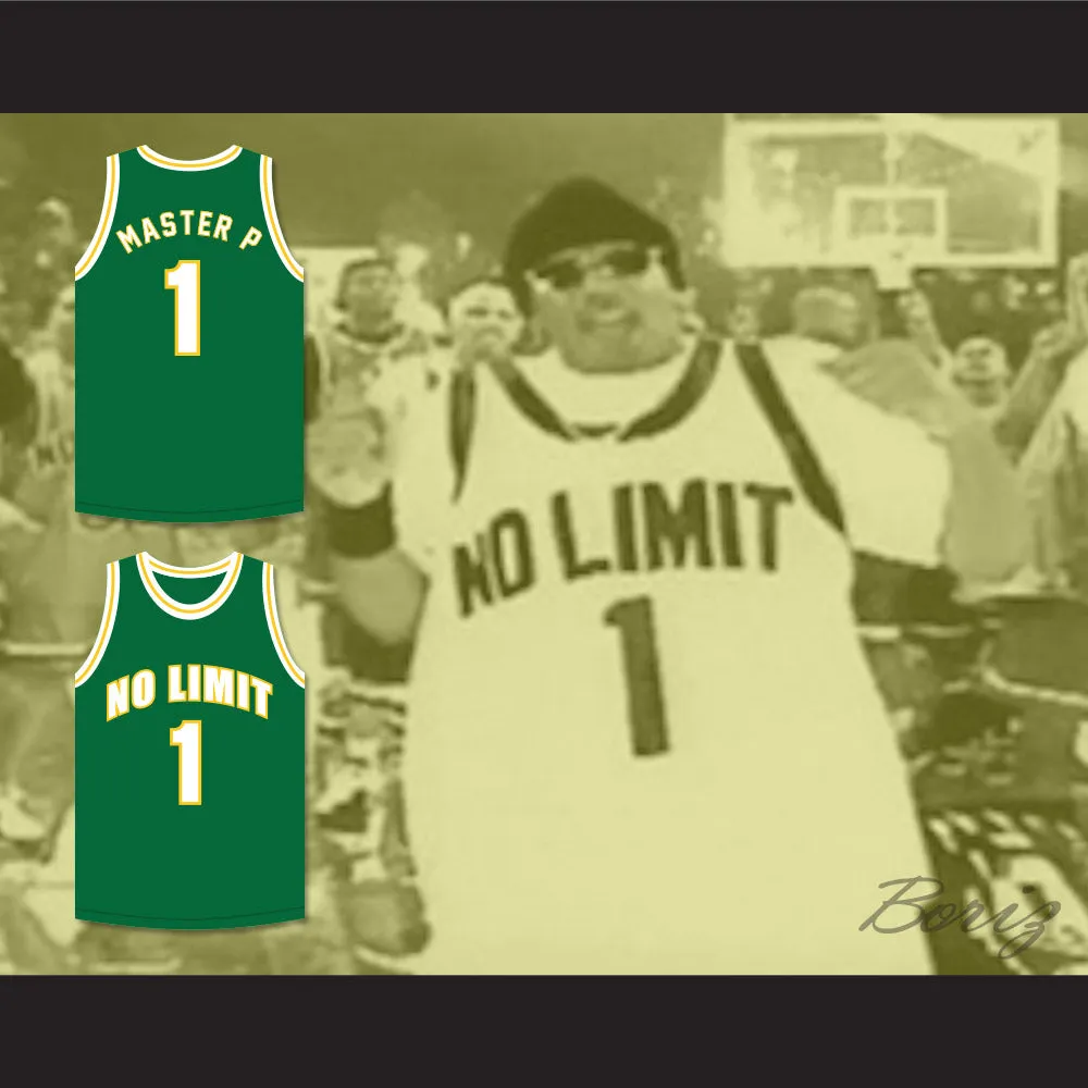Master P 1 No Limit Green Basketball Jersey