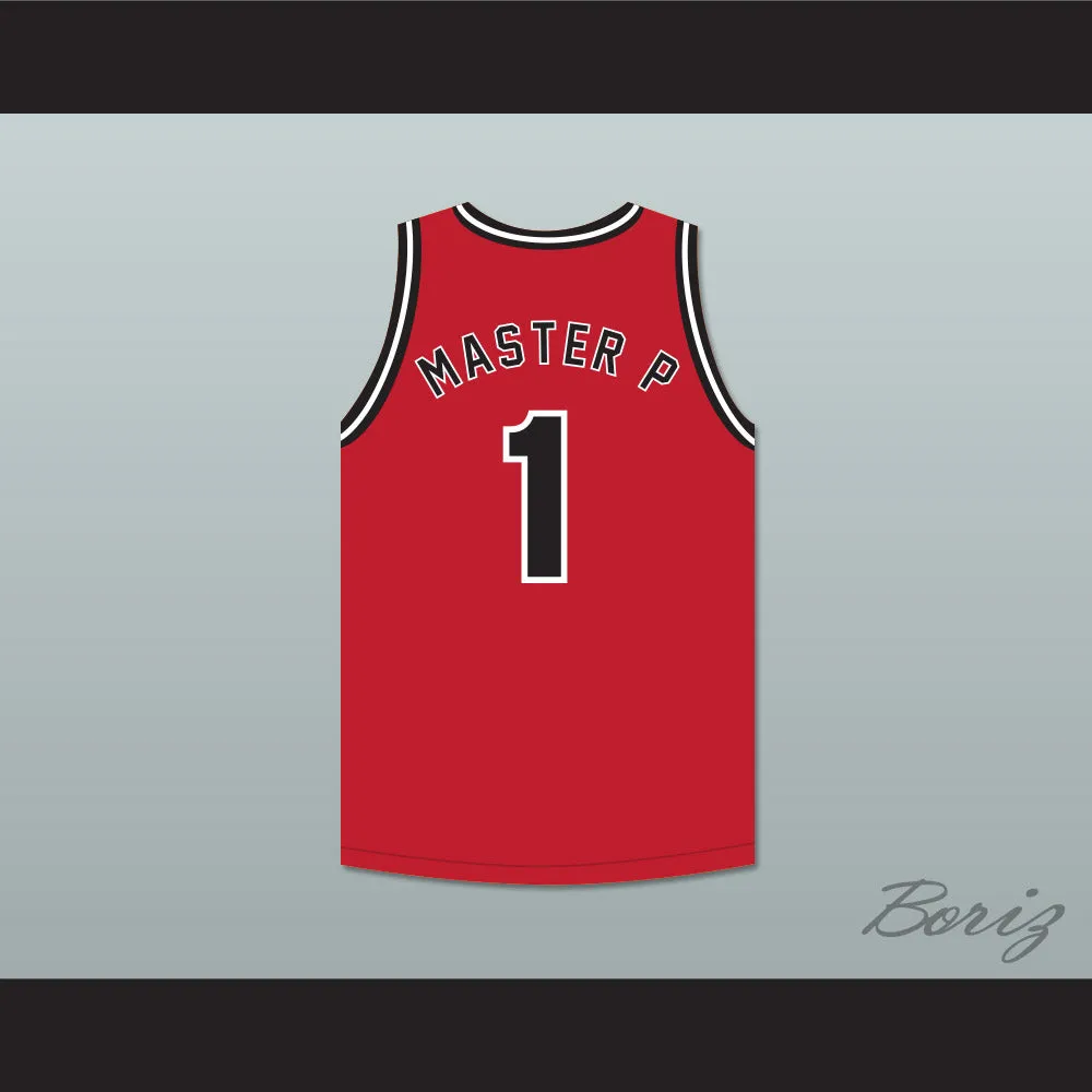 Master P 1 No Limit Red Basketball Jersey