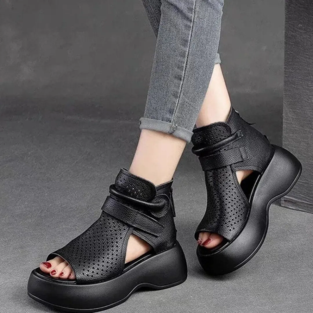 Meike™ -  Orthopedic Leather Sandals