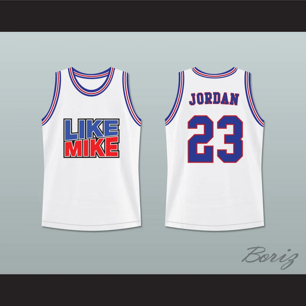 Michael Jordan 23 Like Mike White Mash Up Basketball Jersey