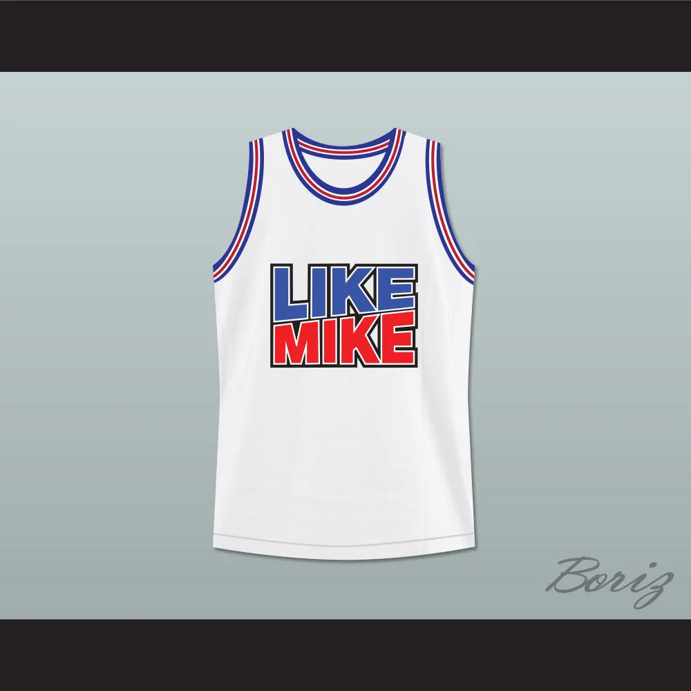 Michael Jordan 23 Like Mike White Mash Up Basketball Jersey