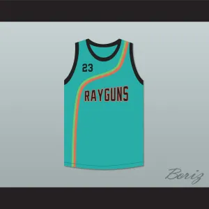 Michael Jordan 23 Roswell Rayguns Teal Basketball Jersey