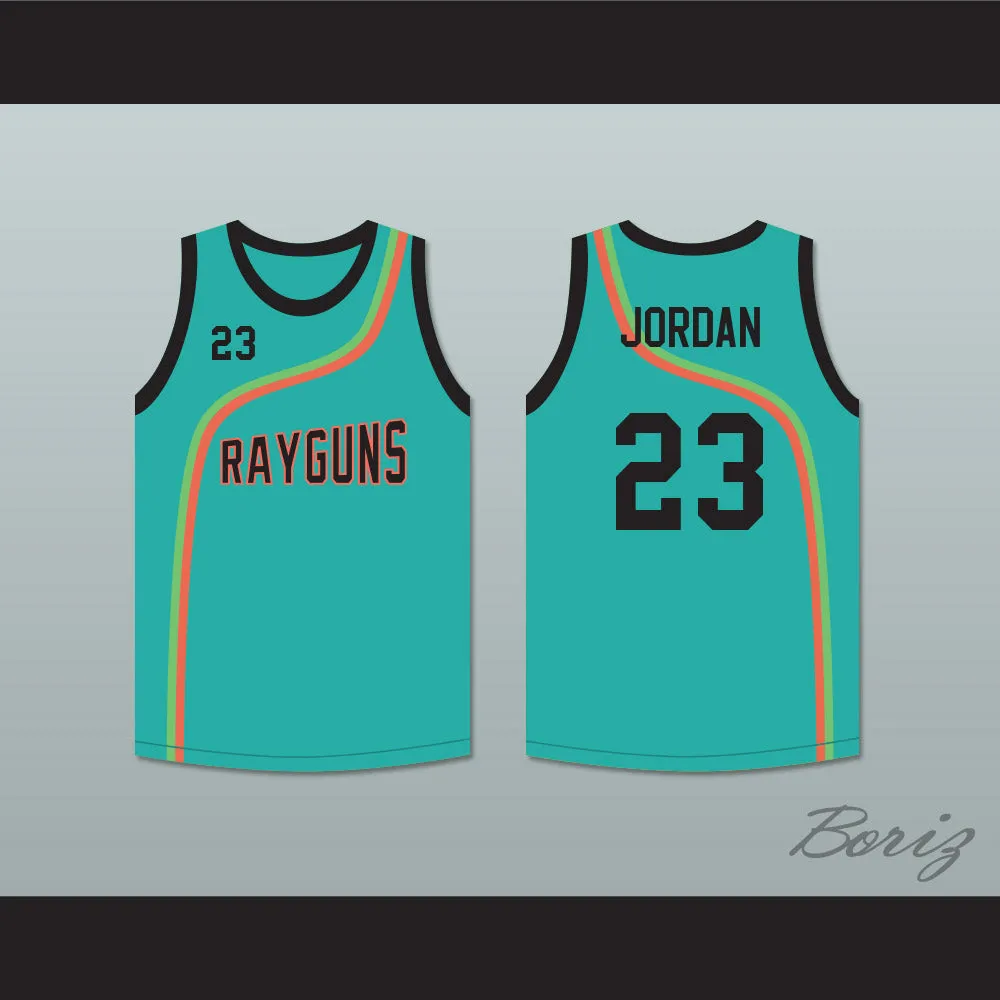 Michael Jordan 23 Roswell Rayguns Teal Basketball Jersey