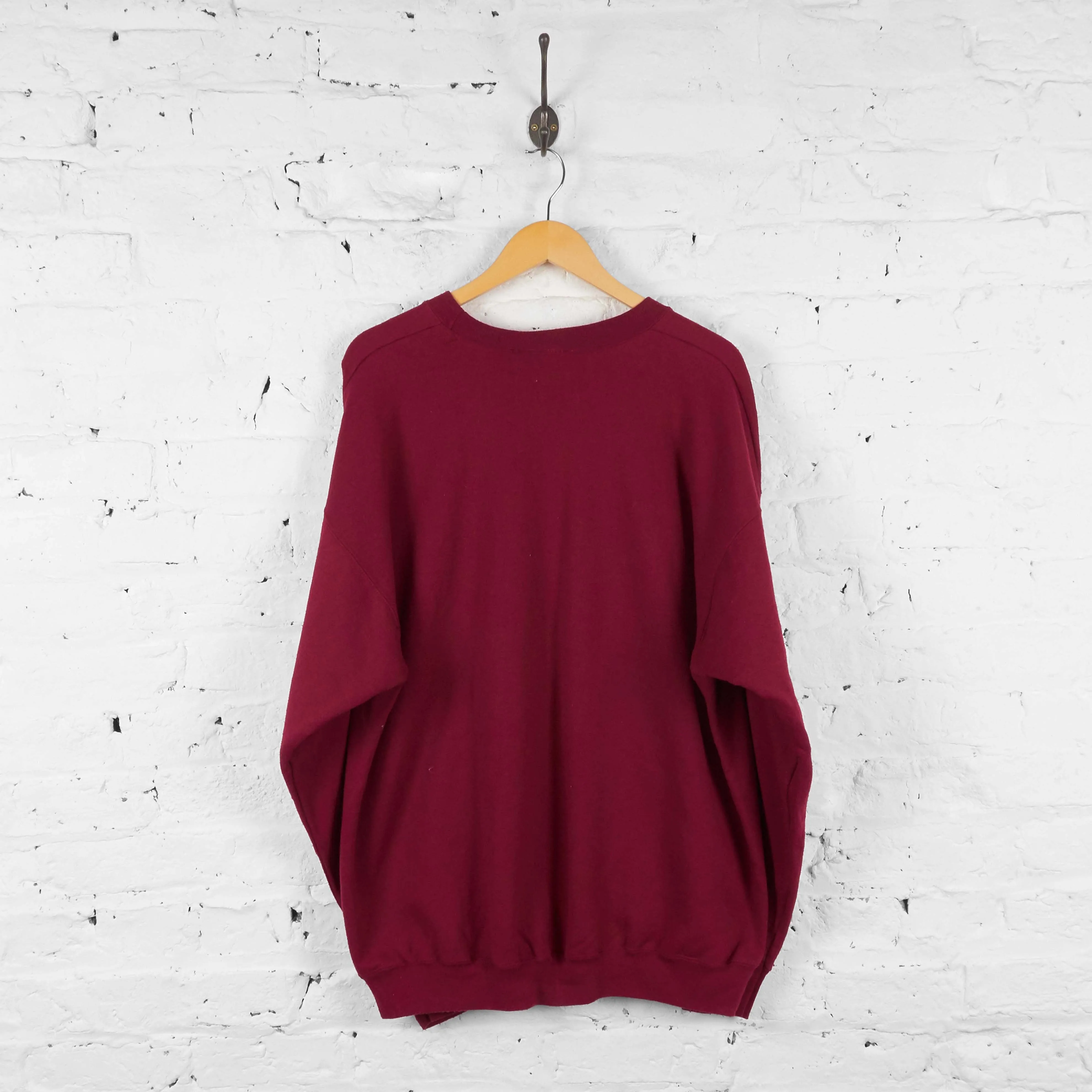 Mickeys All Star Basketball Sweatshirt - Maroon - XL