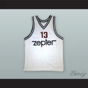 Miroslav Radosevic 13 KK Partizan Belgrade White Basketball Jersey