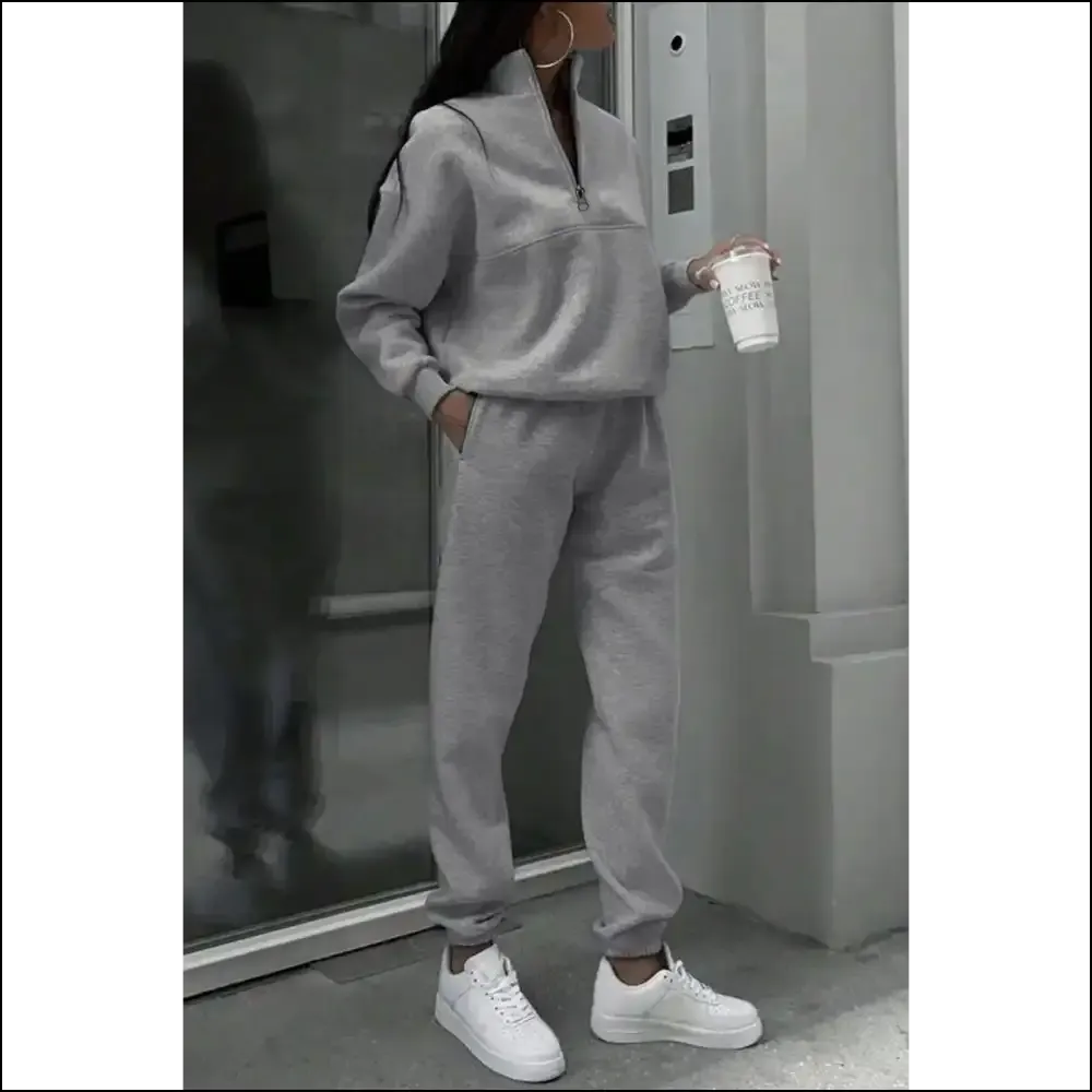 Needful Things: Light Grey Chic  Sweatpants Set - Netflix & Chill? 😜
