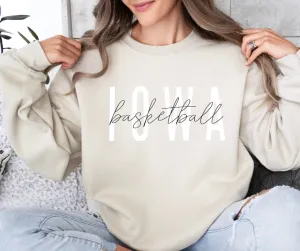 Neutral Iowa Basketball Tan Sweatshirt