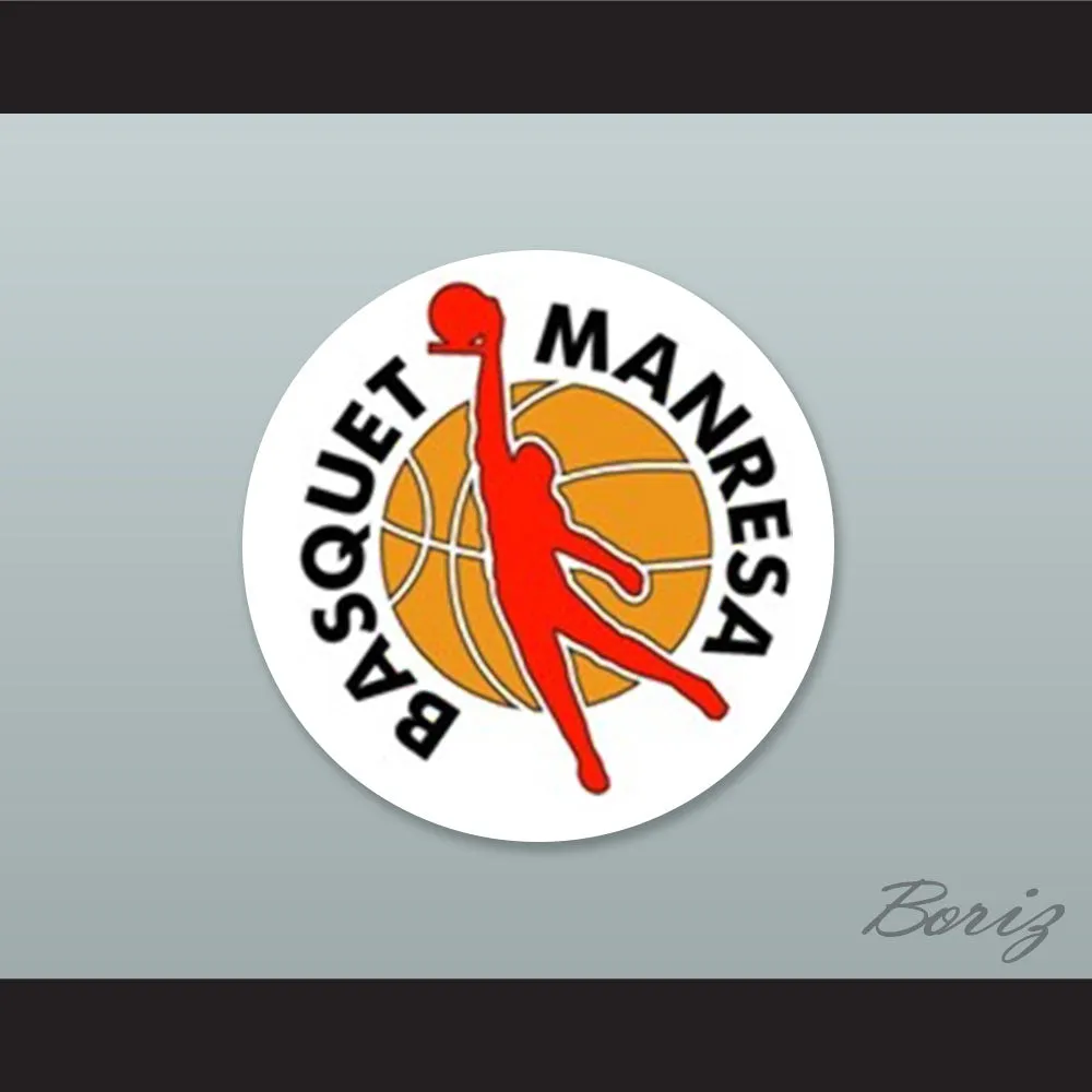 Nikola Dragovic 99 Basquet Manresa Spain White Basketball Jersey