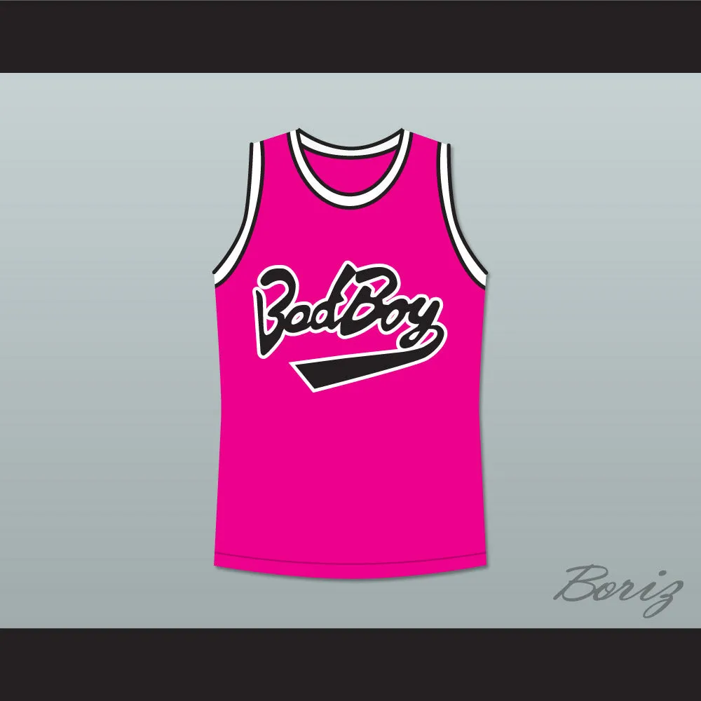 Notorious B.I.G. 97 Bad Boy Pink Basketball Jersey