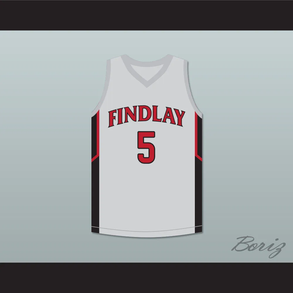 P. J. Washington 5 Findlay Prep Gray Basketball Jersey 2