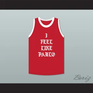 Pablo Escobar I Feel Like Pablo Red Basketball Jersey