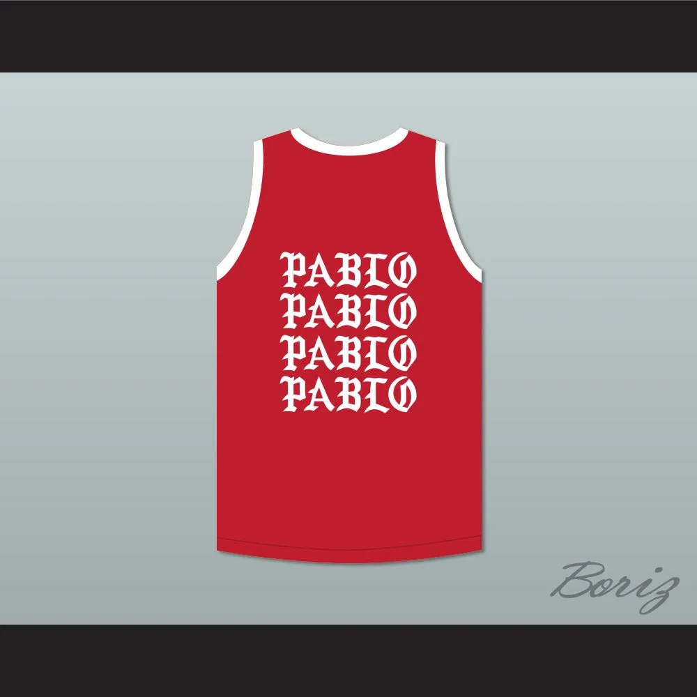 Pablo Escobar I Feel Like Pablo Red Basketball Jersey