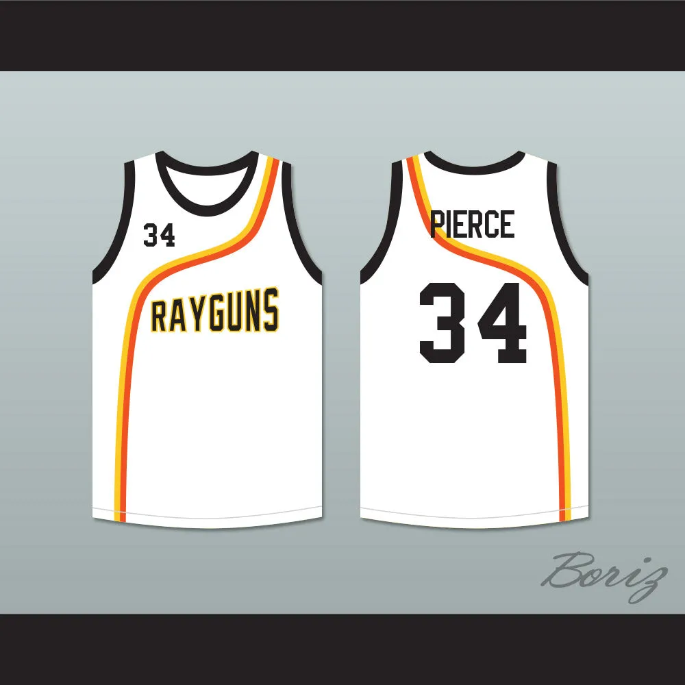 Paul Pierce 34 Roswell Rayguns White Basketball Jersey