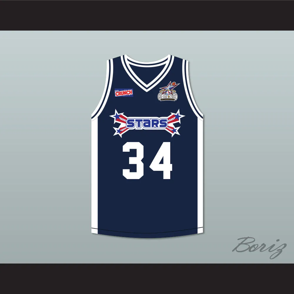 Paul Pierce 34 Stars Basketball Jersey Rock N' Jock All Star Jam 2002
