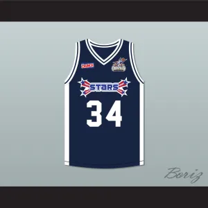 Paul Pierce 34 Stars Basketball Jersey Rock N' Jock All Star Jam 2002