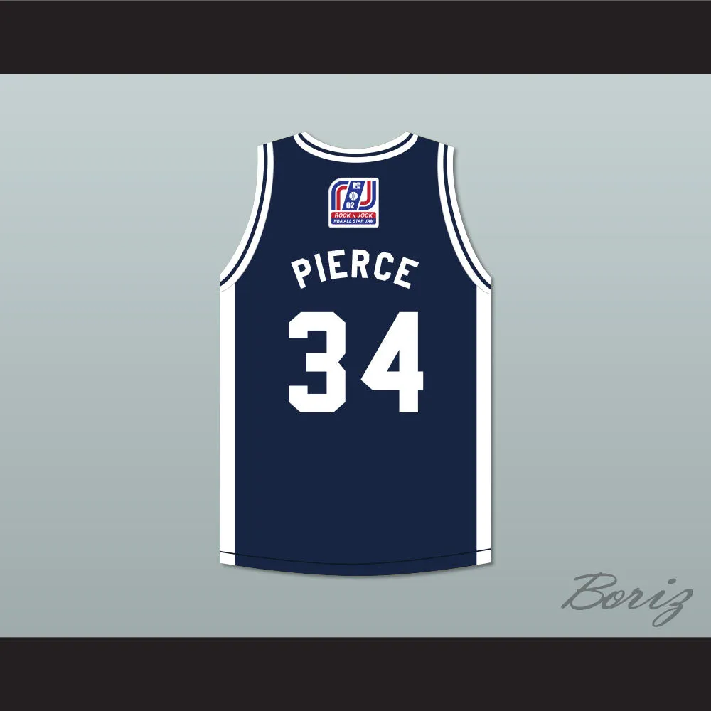 Paul Pierce 34 Stars Basketball Jersey Rock N' Jock All Star Jam 2002