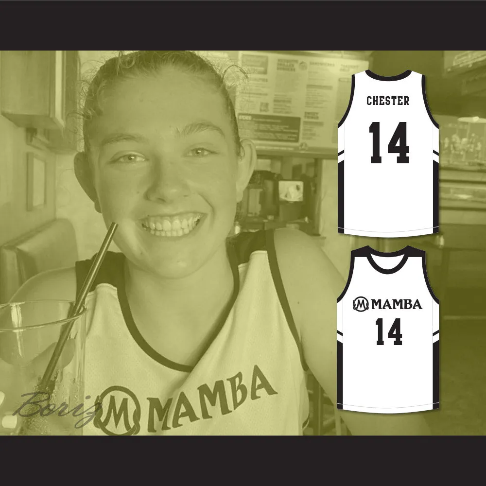 Payton Chester 14 Mamba Ballers White Basketball Jersey Version 2