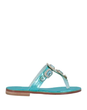 PONTE MILVIO Leather Thong sandals (17262981GQ) Woman