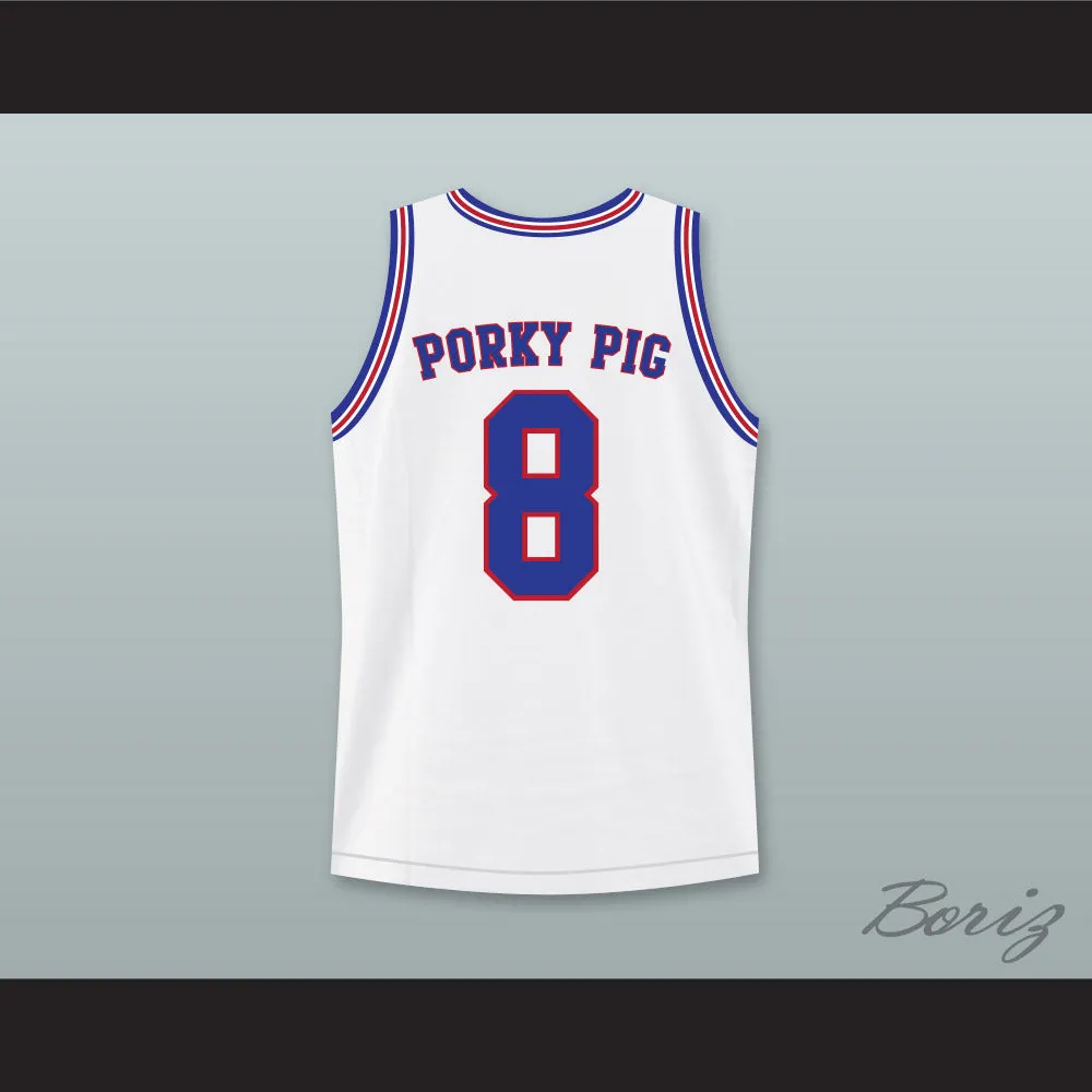 Porky Pig 8 Tune Squad Basketball Jersey Space Jam
