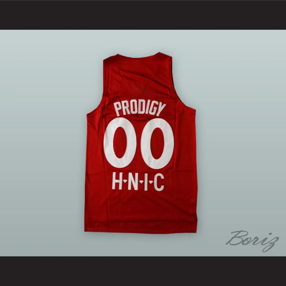 Prodigy 00 Queensbridge Tournament H.N.I.C. Red Basketball Jersey