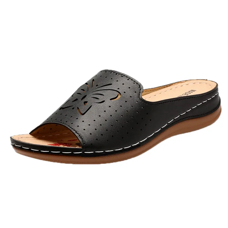 Retro Ladies Shoes Slip On Shoe Slipper Female Zapatillas Muje Footwear