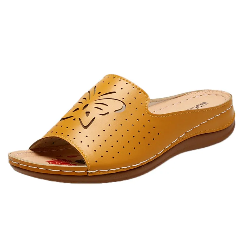 Retro Ladies Shoes Slip On Shoe Slipper Female Zapatillas Muje Footwear