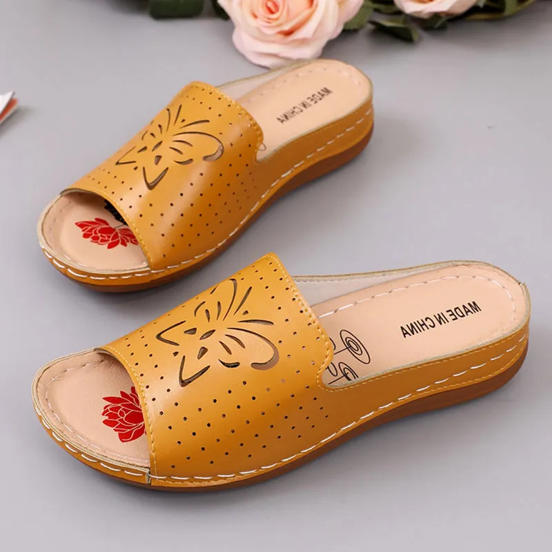 Retro Ladies Shoes Slip On Shoe Slipper Female Zapatillas Muje Footwear