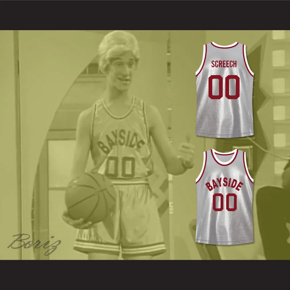 Saved By The Bell Screech 00 Bayside Tigers Basketball Jersey