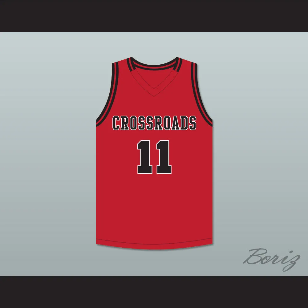 Shareef O'Neal 11 Crossroads School Roadrunners Red Basketball Jersey 1