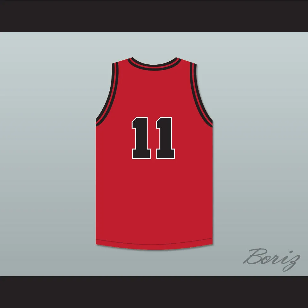 Shareef O'Neal 11 Crossroads School Roadrunners Red Basketball Jersey 1