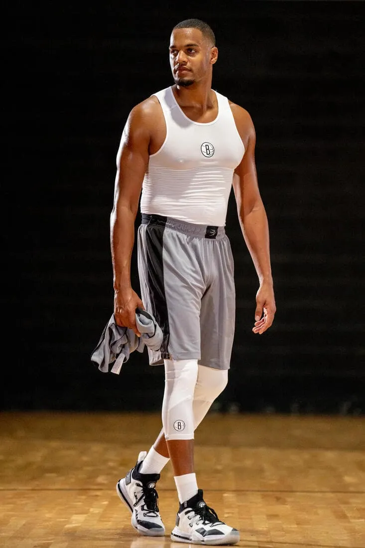 SOUS MAILLOT BASKETBALL COUPE SLIM HOMME UT500 NOIR LOS ANGELES LAKERS NBA
