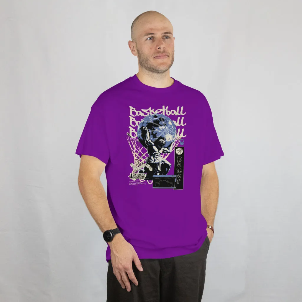 Space Age Hoops Greek God (T-Shirt)