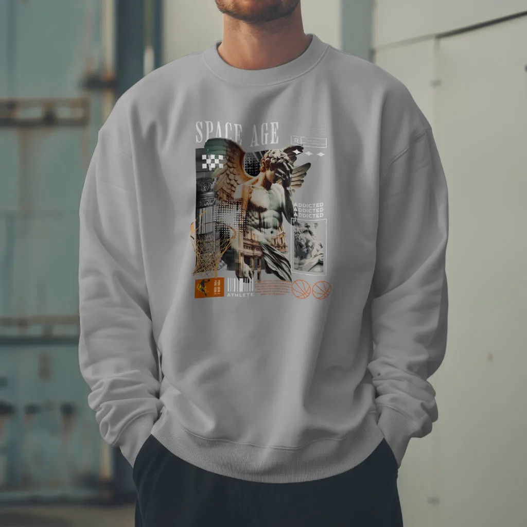 Space Age Rated R Design (Crew Sweatshirt)