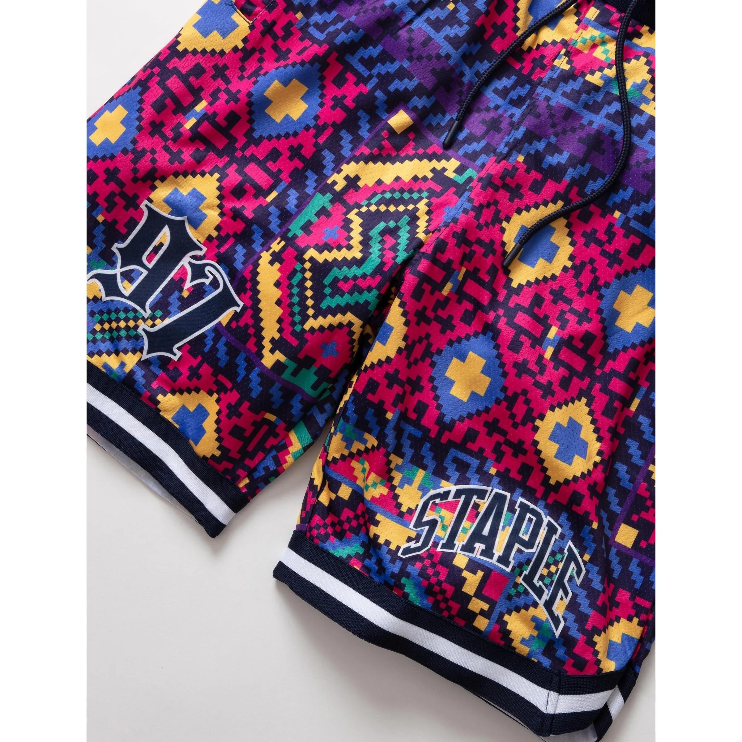 Staple Men Mesh Basketball Short Purple 2206B6979-PUR