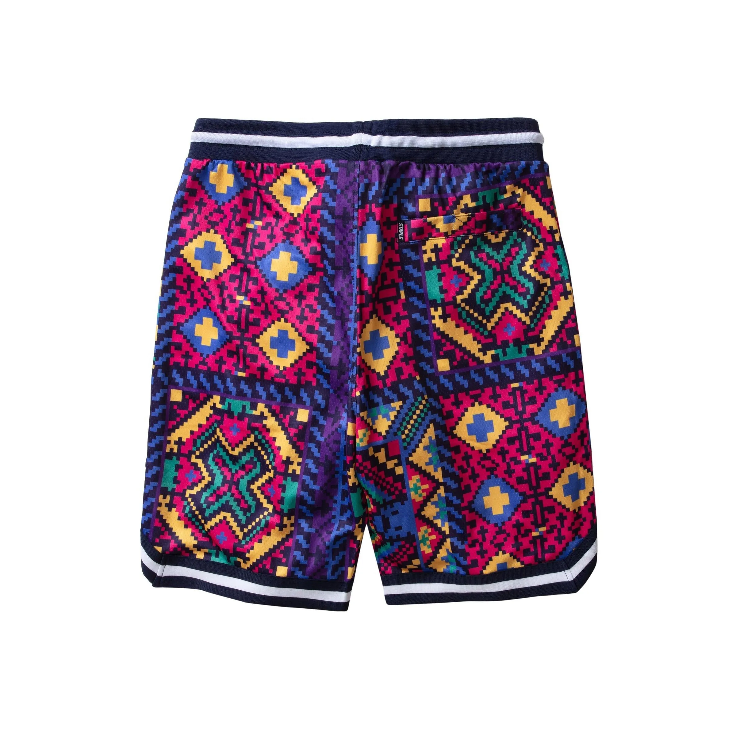 Staple Men Mesh Basketball Short Purple 2206B6979-PUR