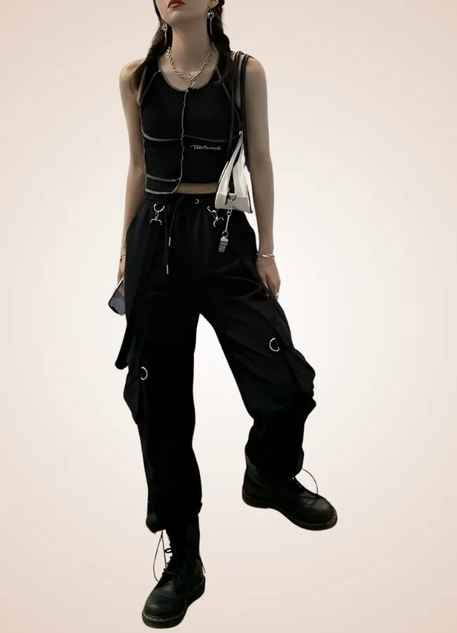 Steampunk Gothic Straps Pants