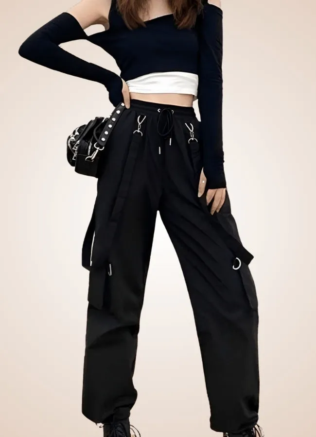 Steampunk Gothic Straps Pants