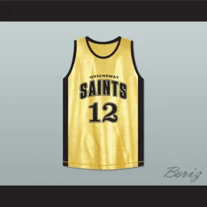 Stephen Curry 12 Queensway Christian College Saints Basketball Jersey