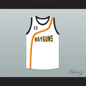 Steve Nash 13 Roswell Rayguns White Basketball Jersey