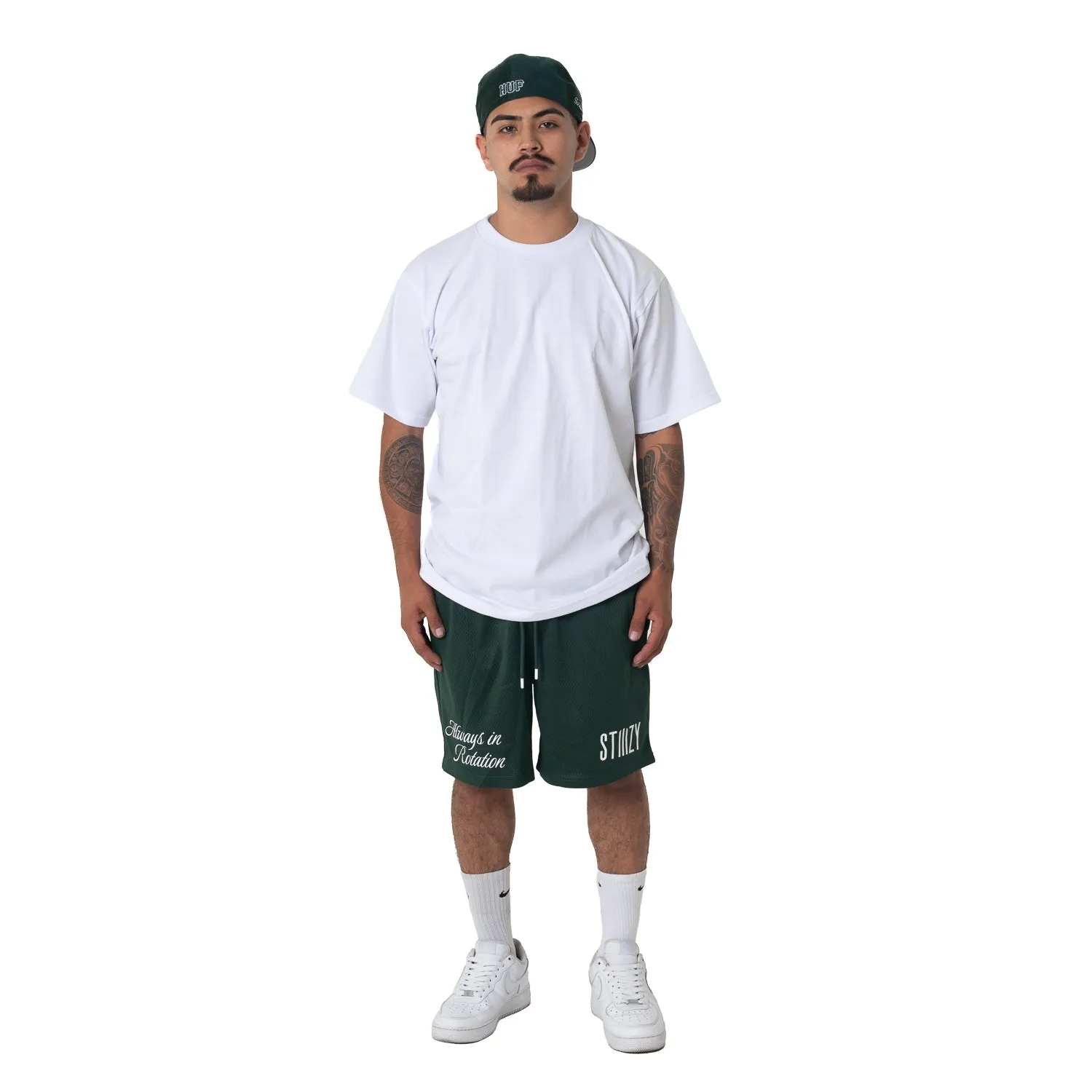 STIIIZY Mesh Basketball Shorts - Green